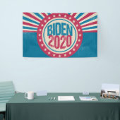 Joe Biden 2020 Retro Politiek Spandoek (Beurs)