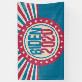 Joe Biden 2020 Retro Politiek Spandoek (Verticaal)