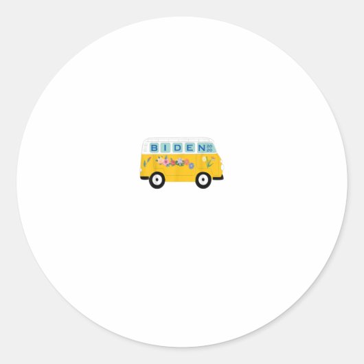 Joe Biden 2020  Ronde Sticker (Voorkant)