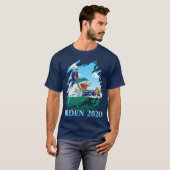 Joe Biden 2020 Verkiezing Trump Hates Sharks T-shirt (Voorkant volledig)
