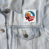 Joe Biden 2020 Vierkante Button 5,1 Cm (In situ)