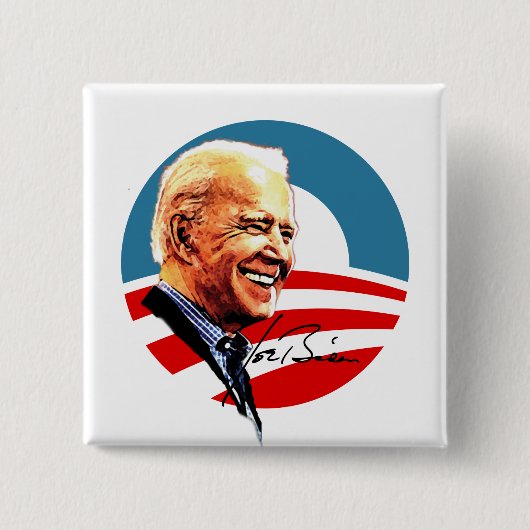 Joe Biden 2020 Vierkante Button 5,1 Cm (Voorkant)