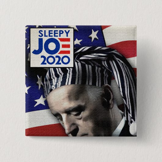 Joe Biden 2020 Vierkante Button 5,1 Cm (Voorkant)