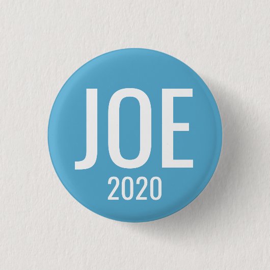Joe Biden 2020 voor President - Eenvoudig blauw on Ronde Button 3,2 Cm (Voorkant)