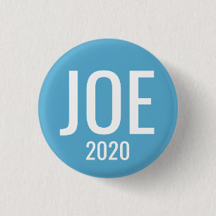 Joe Biden 2020 voor President - Eenvoudig blauw on Ronde Button 3,2 Cm