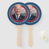 Joe Biden 2020 voor President Foto - Parade Handwaaier (Voorkant en achterkant)