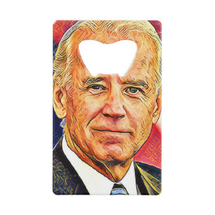 Joe Biden-2020Verkiezing_ Creditkaart Flessenopener