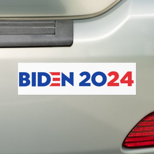 Joe Biden 2024 Bumpersticker (Op auto)