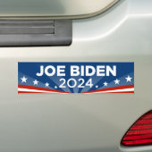 Joe Biden 2024 Bumpersticker (Op auto)
