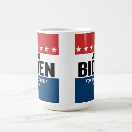 Joe Biden 2024 - Classic Design Rood Wit Blauw Koffiemok (Center)