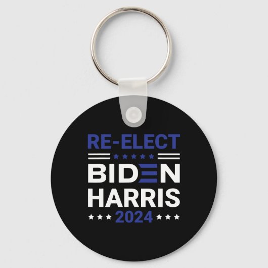 Joe Biden 2024 Democraten Sleutelhanger (Voorkant)