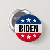 Joe Biden 2024 - Eenvoudige sterren kunnen van kle Ronde Button 5,7 Cm (Voorkant /achterkant)