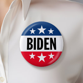 Joe Biden 2024 - Eenvoudige sterren kunnen van kle Ronde Button 5,7 Cm
