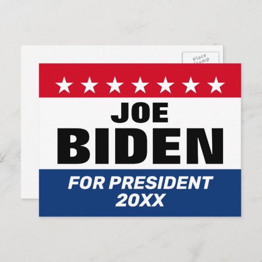 Joe Biden 2024 - Klassiek ontwerp Briefkaart (Voorkant / Achterkant)
