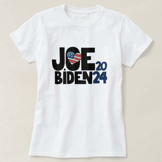 Joe Biden 2024 T-shirt (Design voorkant)