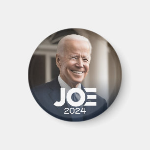 Joe Biden 2024 voor President Foto Magneet