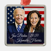Joe Biden 46th President Keepomwille Souvenir 2020 Metalen Ornament (Voorkant)