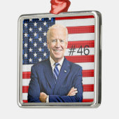 Joe Biden 46th President Keepomwille Souvenir 2020 Metalen Ornament (Links)