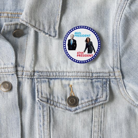 Joe Biden 46th President Ronde Button 5,7 Cm (In situ)