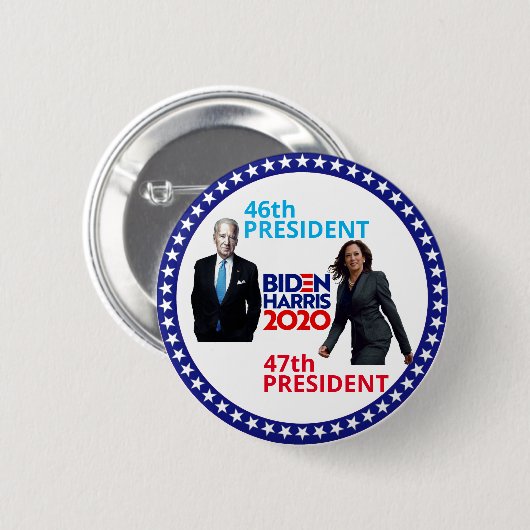 Joe Biden 46th President Ronde Button 5,7 Cm (Voorkant /achterkant)