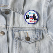 Joe Biden 46th President Ronde Button 5,7 Cm (In situ)