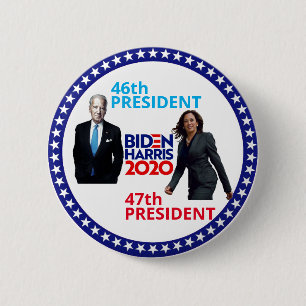 Joe Biden 46th President Ronde Button 5,7 Cm