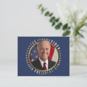 Joe Biden 46th President USA Herdenkingsfoto Briefkaart (Staand voorkant)
