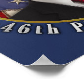 Joe Biden 46th President USA Herdenkingsfoto Poster (Hoek)