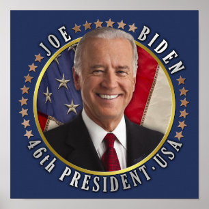 Joe Biden 46th President USA Herdenkingsfoto Poster