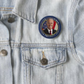 Joe Biden 46th President USA Herdenkingsfoto Ronde Button 5,7 Cm (In situ)
