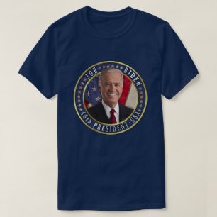 Joe Biden 46th President USA Herdenkingsfoto T-shirt