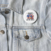 Joe Biden 4 juli Prettig Pasen 4 juli VS Ronde Button 5,7 Cm (In situ)