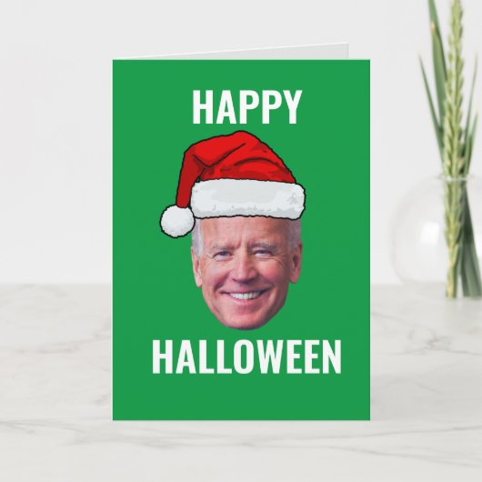 Joe Biden 4th van juli Happy Halloween Feestdagen Kaart (Voorkant)