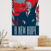 Joe Biden A NEW HOPE Poster (Keuken)