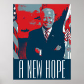 Joe Biden A NEW HOPE Poster (Voorkant)