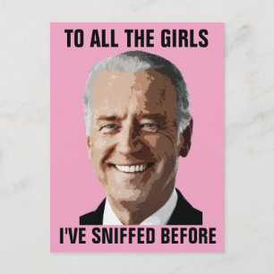 JOE BIDEN ALLE MEISJES DIE IK VOOR DE FUNCTIE HEB BRIEFKAART