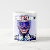 Joe Biden als Dark Brandon Giant Coffee Mok (Voorkant)
