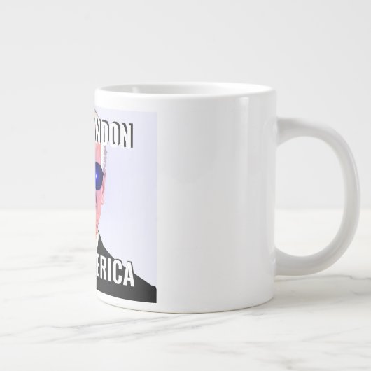 Joe Biden als Dark Brandon Giant Coffee Mok (Rechts)