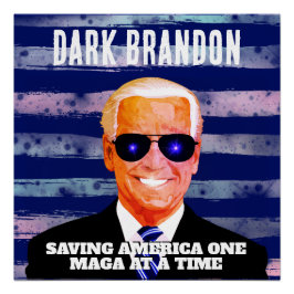 Joe Biden als Dark Brandon Perfect Poster