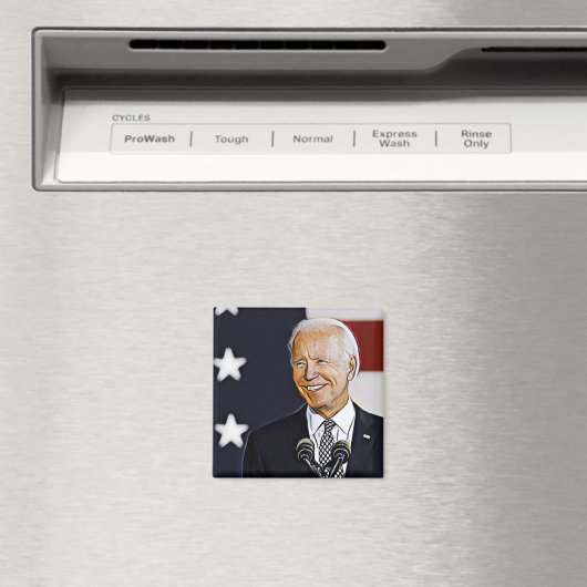 Joe Biden Art Magnet (Insitu (Vaatwasser))