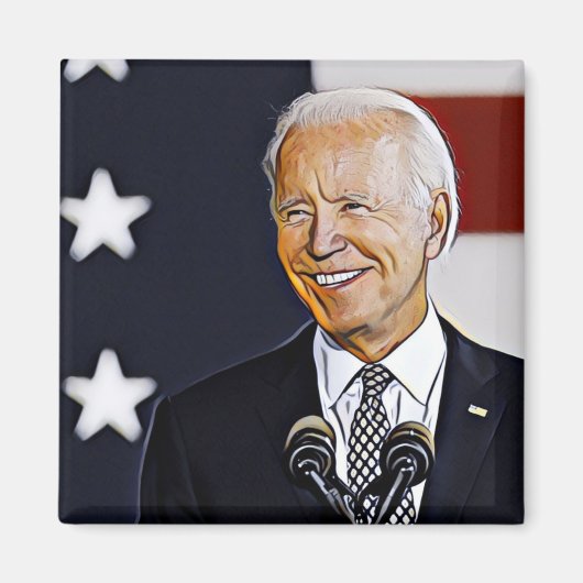 Joe Biden Art Magnet (Voorkant)