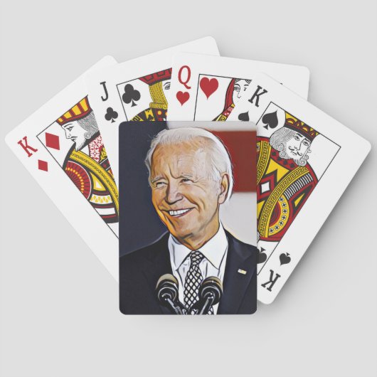 Joe Biden Art-speelkaarten Pokerkaarten (Achterkant)