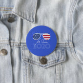 Joe Biden Aviators 2020 Ronde Button 7,6 Cm (In situ)