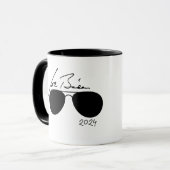 Joe Biden Aviators 2024 Mok (Voorkant links)