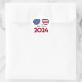 Joe Biden Aviators 2024 Ronde Sticker (Tas)