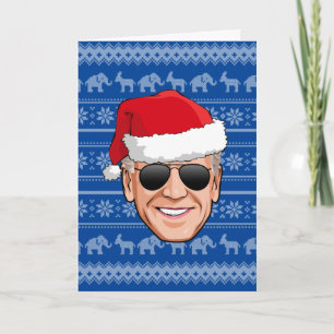 Joe Biden Aviators Vakantie Kaart