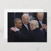 Joe Biden, Barack Obama & Trump Briefkaart (Voorkant / Achterkant)