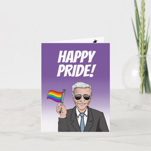 Joe Biden Begroeting Kaart (Voorkant)
