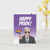 Joe Biden Begroeting Kaart (Gele Bloem)