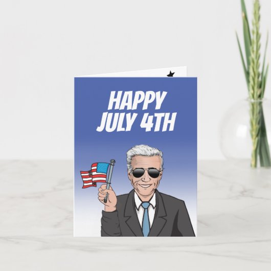Joe Biden Begroeting Kaart (Voorkant)